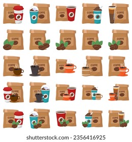 Una Copa de Café Fresco. Ilustración vectorial. Estilo plano. Diseño decorativo para Canteen, afiche, cartel, tarjeta