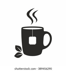 Cup of fresh green tea