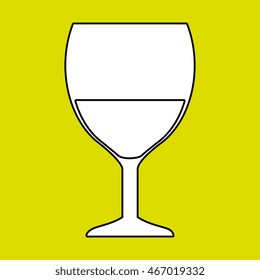 cup glass drink icon vector illustration graphic