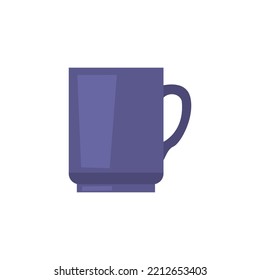 cup and glass flat icon vector illustration