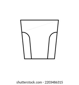 cup, glass, lab Icon Vector Illustration Logo Template. Suitable For Many Purposes.