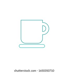 Cup of glass logo template vector icon design
