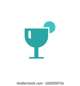 Cup of glass logo template vector icon design