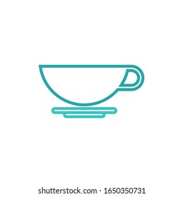 Cup of glass logo template vector icon design