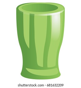 Cup, goblet, beaker icon. Isolated on white background Vector