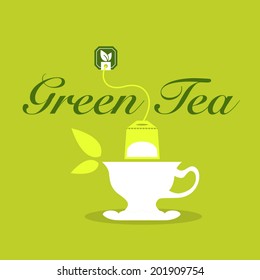 Cup of green tea