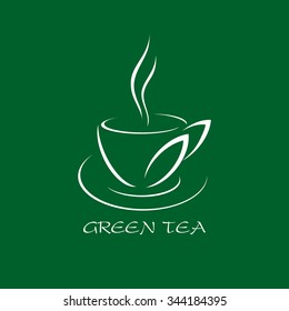 Cup green tea