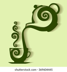 Cup of green tea
