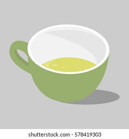 Cup of green tea