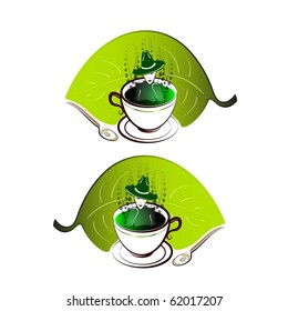cup of green tea