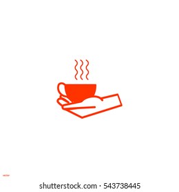 cup in hand, icon
