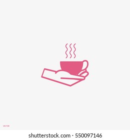 cup in hand, icon
