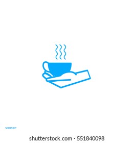 cup in hand, icon
