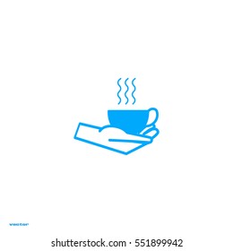 cup in hand, icon