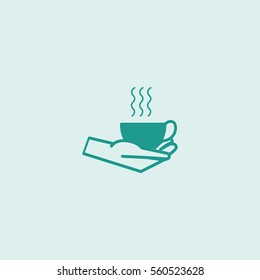 cup in hand, icon