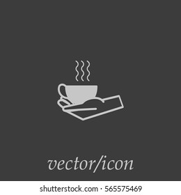 cup in hand, icon