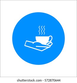 cup in hand, icon