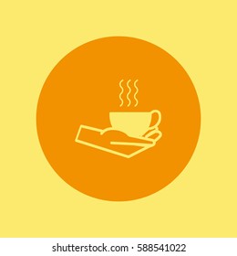 cup in hand, icon
