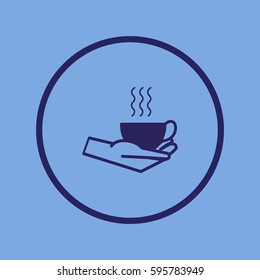cup in hand, icon