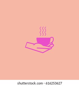 cup in hand, icon