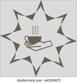 cup in hand, icon