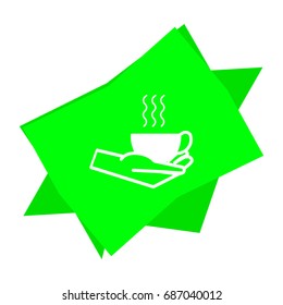 cup in hand, icon