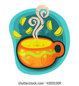 Cup of herbal tea