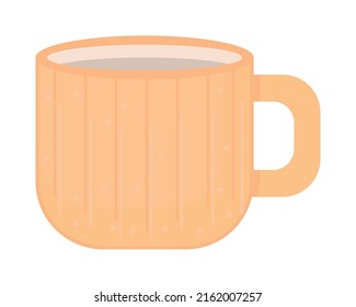 icono de taza para bebida caliente aislado