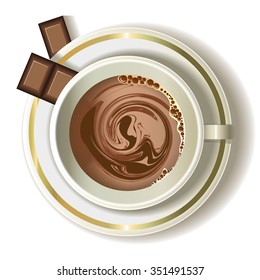 Cup of hot chocolate