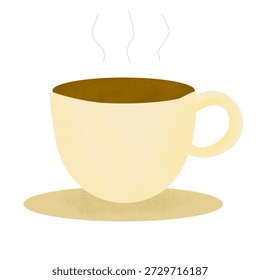 Una taza de chocolate caliente