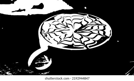 Eine Tasse heißen Kaffee