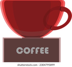 a cup of hot coffee
