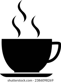  cup of hot coffee vector
