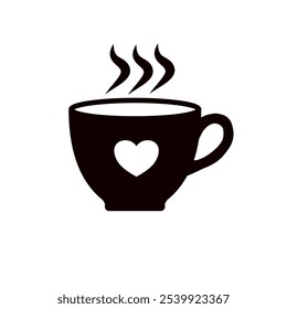  Tasse heißen Kaffee - Vektorsymbol