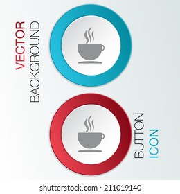 Cup of hot drink.