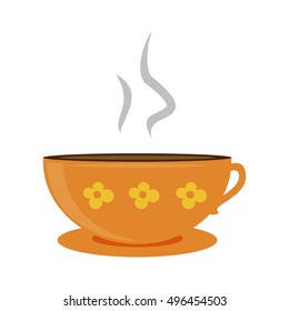A cup of hot drink