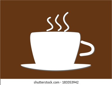 Cup of hot drink (coffee)