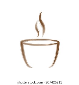 Cup of hot drink (coffee, tea etc)
