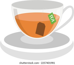a cup of hot tea