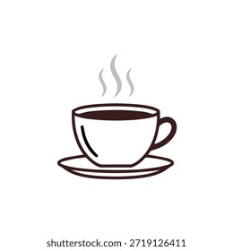 Una taza de té caliente