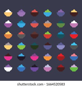 Cup of ice cream vector icons