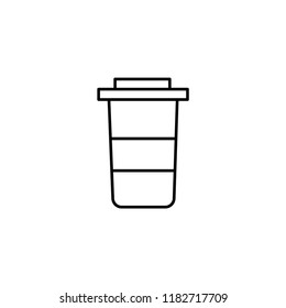 Cup icon. Coffee cup icon. Disposable cup icon. 