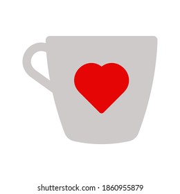 icono de taza. Icono de taza de café. ilustración vectorial