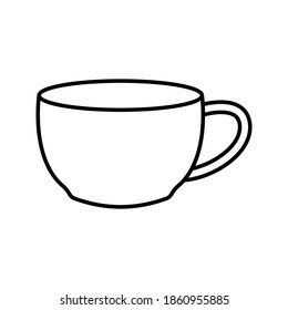 icono de taza. Icono de taza de café. ilustración vectorial