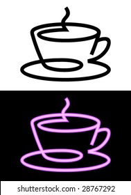 Cup icon in contour