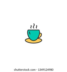 Cup icon design. Gastronomy icon vector illustration