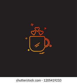 Cup icon design vector 