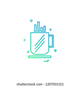 Cup icon design vector