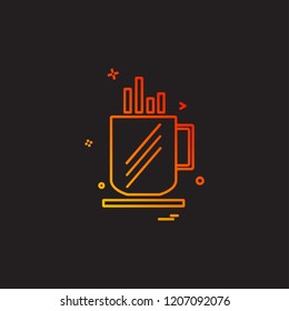 Cup icon design vector