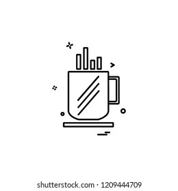 Cup icon design vector